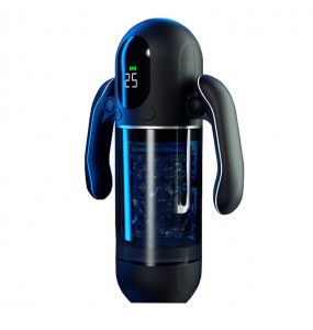 MizzZee - Futura Rotating Sucking Voice Masturbator Cup (Chargeable - Black)